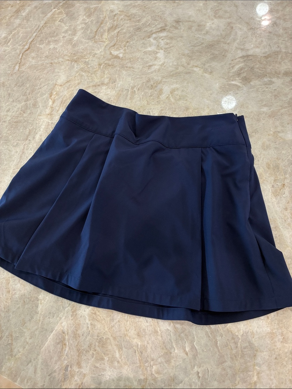Calia Tennis Golf Navy Pleated Active Skort never worn size 8